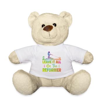 Pilates Instructor Teacher - Teddy Bear - white - Front