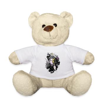 Dark Fantasy Magisch Magie Märchen Horror - Teddy - Weiß - Vorne