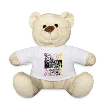 Japon Dragon Japonais Vintage - Nounours - blanc - Devant