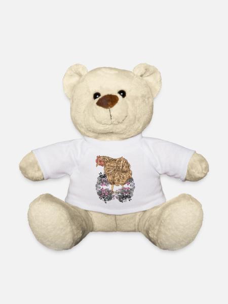 Printemps, Poule, Poulet, Volaille, Volaille, Nature - Nounours - blanc