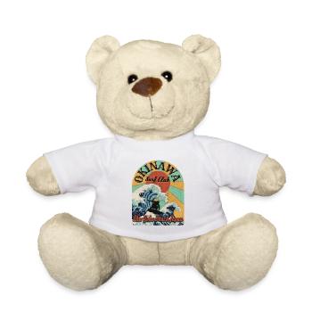 Okinawa Surf Club (Distressed) - Teddy Bear - white - Front