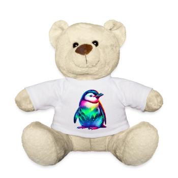 Aurora Borealis Pinguin - Teddy - Weiß - Vorne