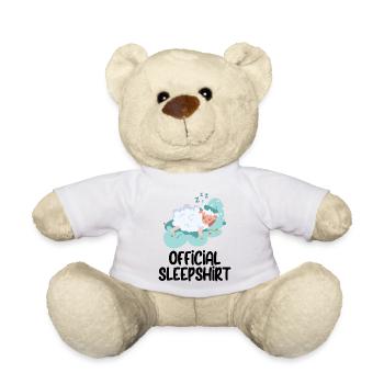 Funny Picture Funny Humor Gift Idea - Teddy Bear - white - Front