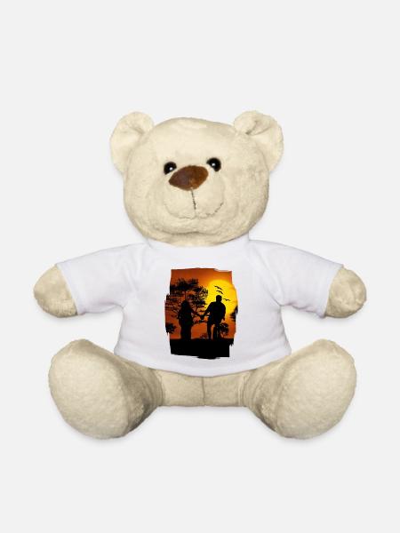 valentine LOVE - Nounours - blanc