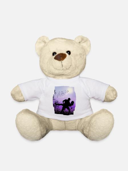valentine LOVE - Teddy Bear - white