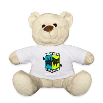 Physik Quanten Nerd Dead Alive Schrödingers Katze - Teddy - Weiß - Vorne