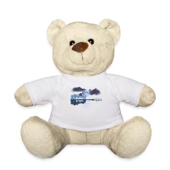 guitar, musician, music band, guitarist, - Teddy Bear - white - Front