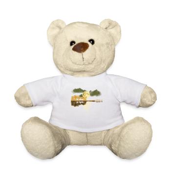 guitar, musician, music band, guitarist, - Teddy Bear - white - Front