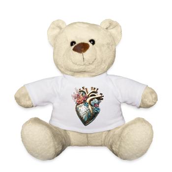 Heart / Mother's Day / Love / Holidays / Love - Teddy Bear - white - Front
