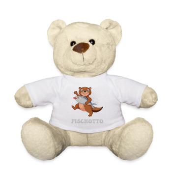 Otto Name, tenue Fischotto pour le jour du nom avec le nom - Nounours - blanc - Devant