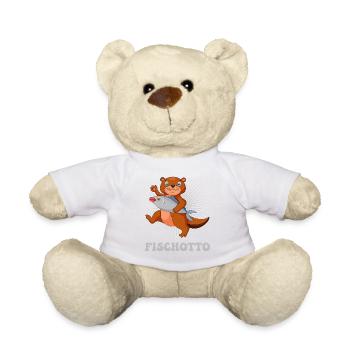 Otto Name, tenue Fischotto pour le jour du nom avec le nom - Nounours - blanc - Devant
