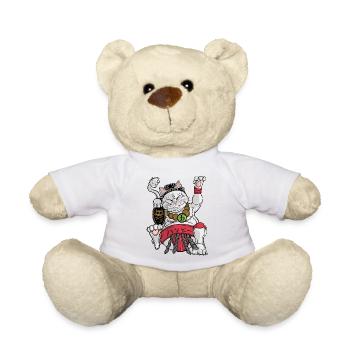 Maneki-neko Sumo - Teddy - Weiß - Vorne