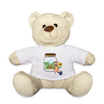 Erdnuss Erdnüsse Garten Traum Sonnenblume - Teddy - Weiß - Vorne