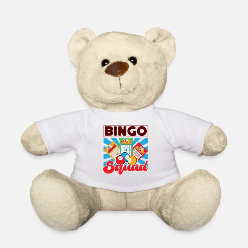 Joueur de bingo Bingo Squad - Nounours - blanc