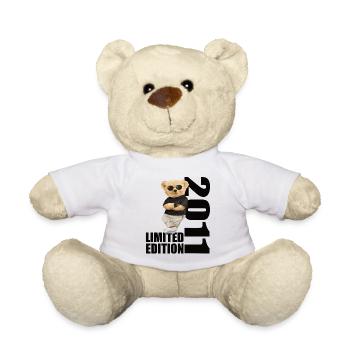 Limited Edition 2011 Bär Bären Geburtstag 2011 - Teddy - Weiß - Vorne