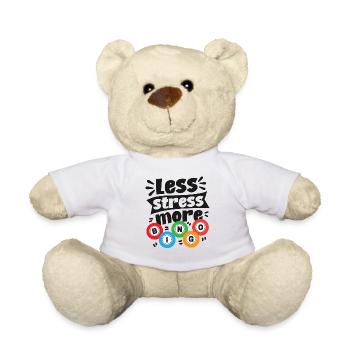Bingo Player Less Stress More - Teddy - Weiß - Vorne
