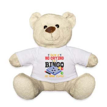 Joueur de bingo il n’y a pas de pleurs - Nounours - blanc - Devant