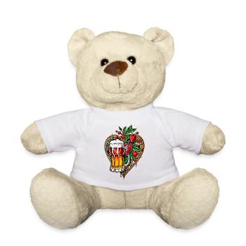 Ich liebe Bier - Teddy - Weiß - Vorne