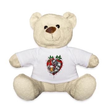 Ich liebe Bier - Teddy - Weiß - Vorne