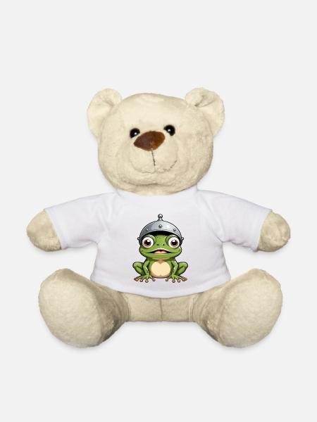 frosch - Teddy - Weiß