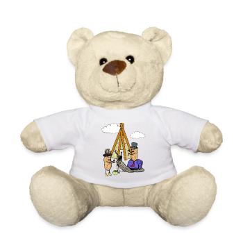Cacahuète Wild West Noix Tipi Escargot Hippie - Nounours - blanc - Devant