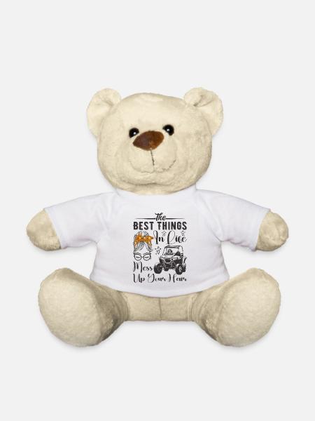 The Best Things In Life Mess Up Your Hair - UTV - Nounours - blanc