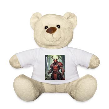 Une bête monstrueuse et monstrueuse, un cerf élaphe comme fantasme - Nounours - blanc - Devant