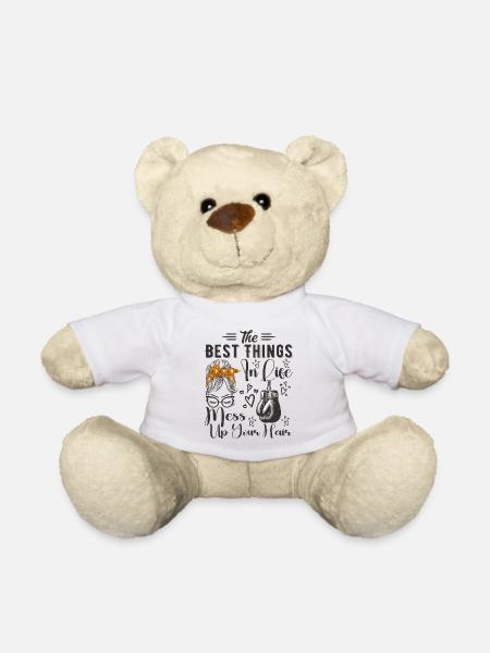 Die besten Dinge im Leben bringen Ihre Haare durcheinander Boxen - Teddy - Weiß
