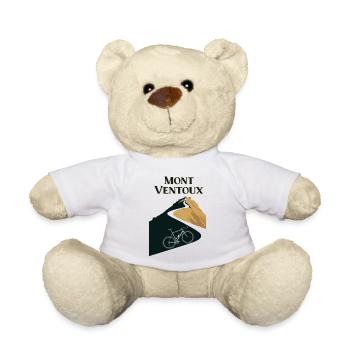Mont Ventoux: Legendary Cyclists' Climb - Teddy Bear - white - Front