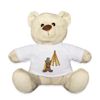 Hippie Tipi Poney Cheval Chevaux Hippies Enfants Enfant - Nounours - blanc - Devant