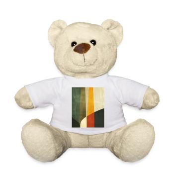 Poster Minimalist Geo - Teddy - Weiß - Vorne