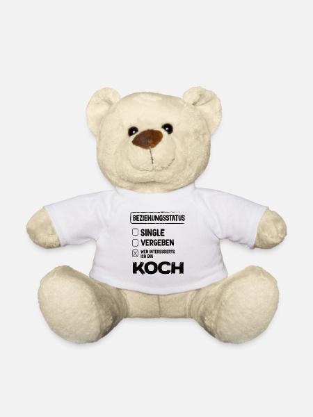 Koch Beziehungsstatus - Teddy - Weiß