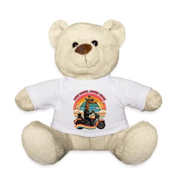 GIRAFFE RIDER: LONG NECKS LONGER RIDES - Teddy Bear - white - Front
