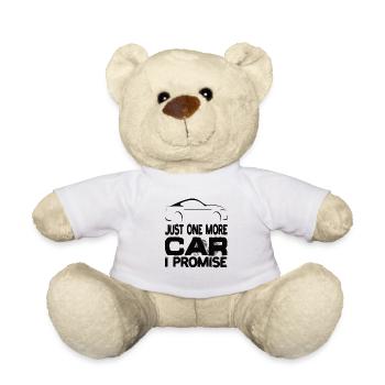Juste une voiture de plus, je promets au conducteur de voiture - Nounours - blanc - Devant