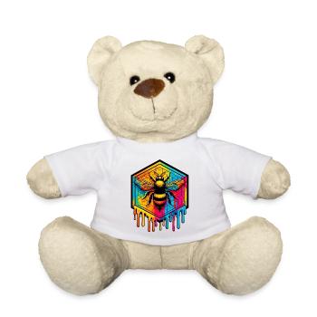 Abeille - Nounours - blanc - Devant