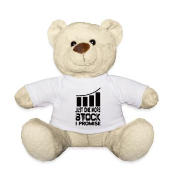 Juste une action de plus que je promets Actifs boursiers - Nounours - blanc - Devant