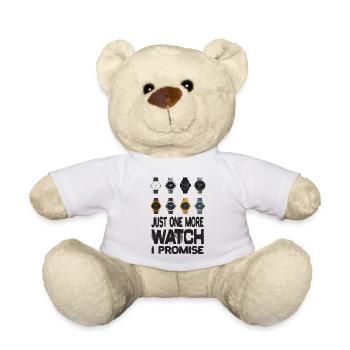 Just One More Watch I Promise Uhr Armanbanduhren - Teddy Bear - white - Front