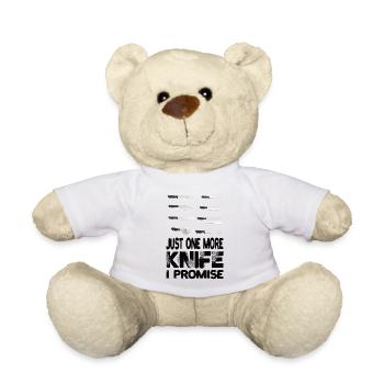 Juste un couteau de plus que je promets couteau de chef - Nounours - blanc - Devant