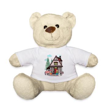 Agriculteur d’arachides Fermier Fermier Enfants Enfant - Nounours - blanc - Devant