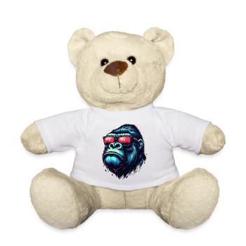 Gorilla - Teddy Bear - white - Front