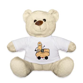 Cacahuète Chats Chaton Papa Animaux Chat Enfant - Nounours - blanc - Devant