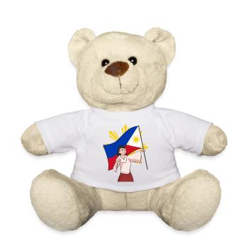 Philippines Filipina Flag Pride I Gift - Teddy Bear - white - Front