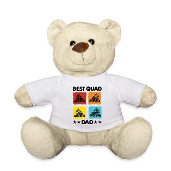Meilleur père quadruple - Nounours - blanc - Devant