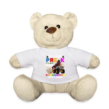 Kindergarten Abschluss Dino Dinosaur T-Rex Spaß - Teddy - Weiß - Vorne