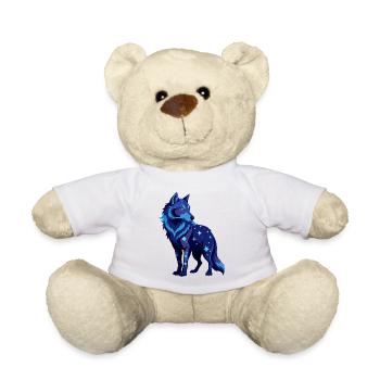 Galactic Wolf - Teddy Bear - white - Front