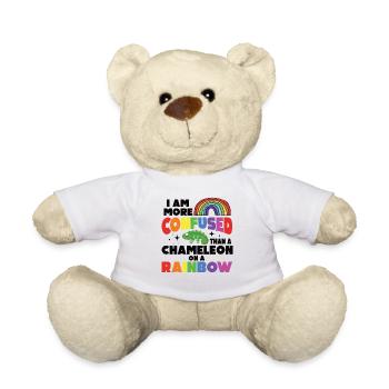 Je suis plus confus qu’un caméléon - Nounours - blanc - Devant