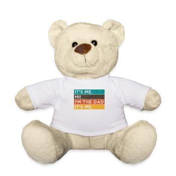 Funny Dad Perfect Dad Father's Day Gift - Teddy Bear - white - Front