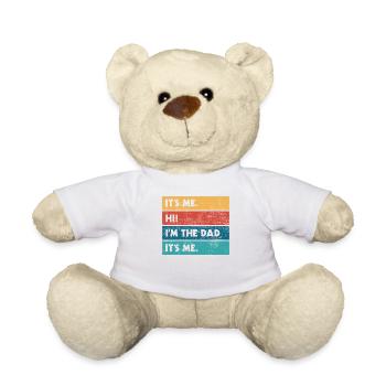 Funny Dad Perfect Dad Father's Day Gift - Teddy Bear - white - Front