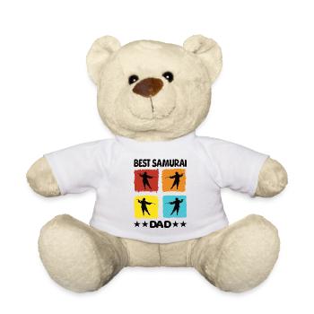Best Samurai Dad - Teddy - Weiß - Vorne