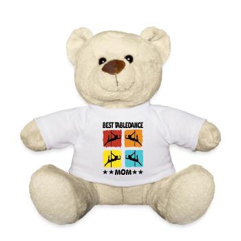 Best Table Dance Mom - Teddy Bear - white - Front